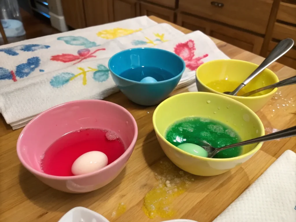 brightly-colored-bowls-of-dye-solutions-pink--blue