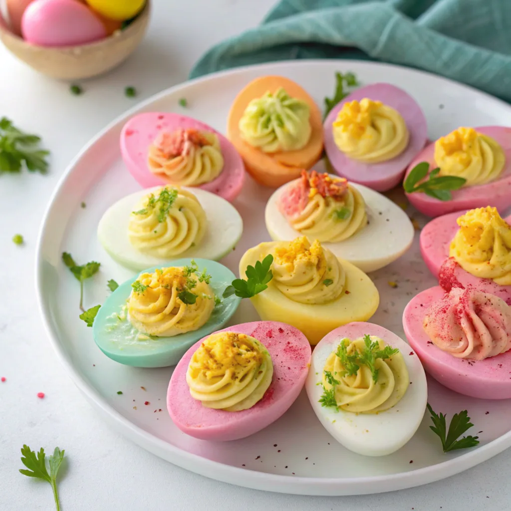 dyed-deviled-eggs-beautifully-plated-with-vibrant-