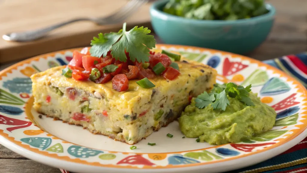 Southwestern-style breakfast casserole