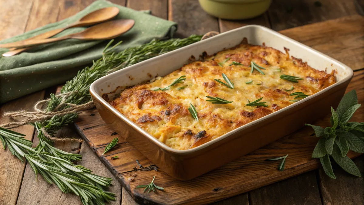 Breakfast casserole with hash browns