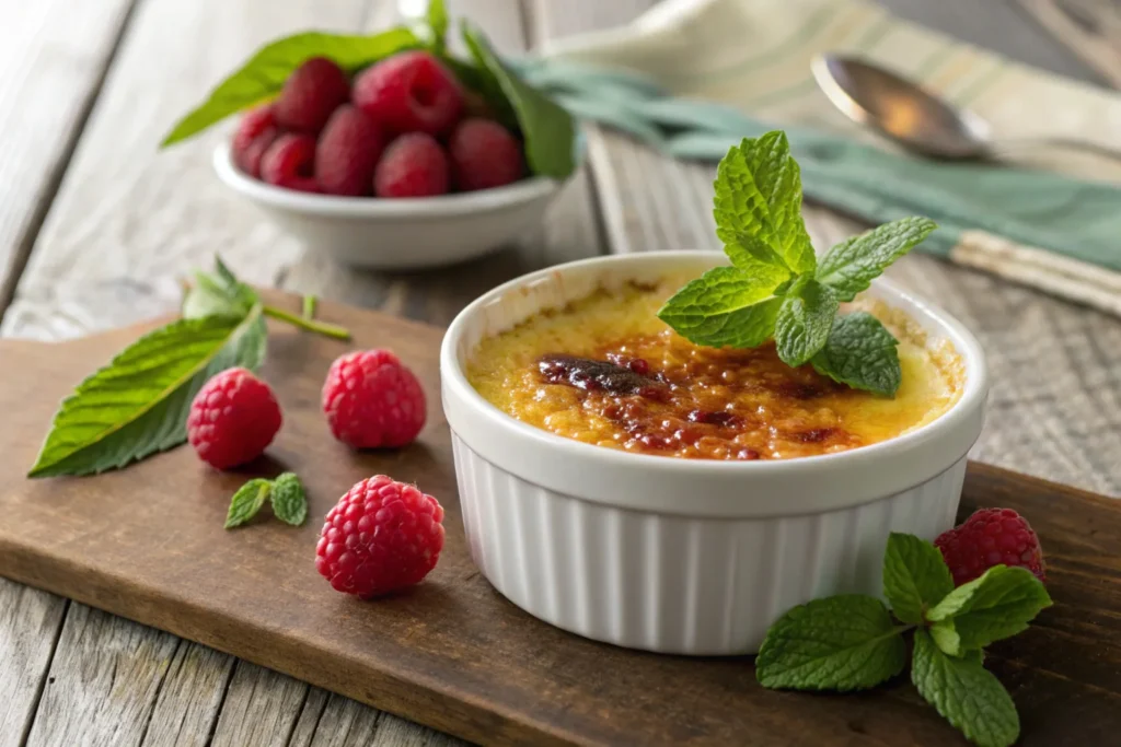 Classic crème brûlée